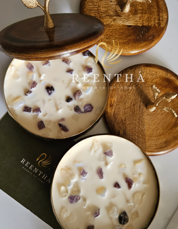 Amethyst urli candle